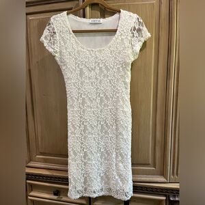 Women’s lace size medium double layered dress